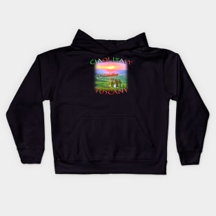 Ciao Italy TUSCANY Scenery Kids Hoodie